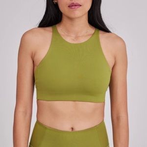 Girlfriend Collective Topanga Bra in Ivy